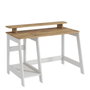 Hanah Home Escritorio de Estudio Blanco y Roble